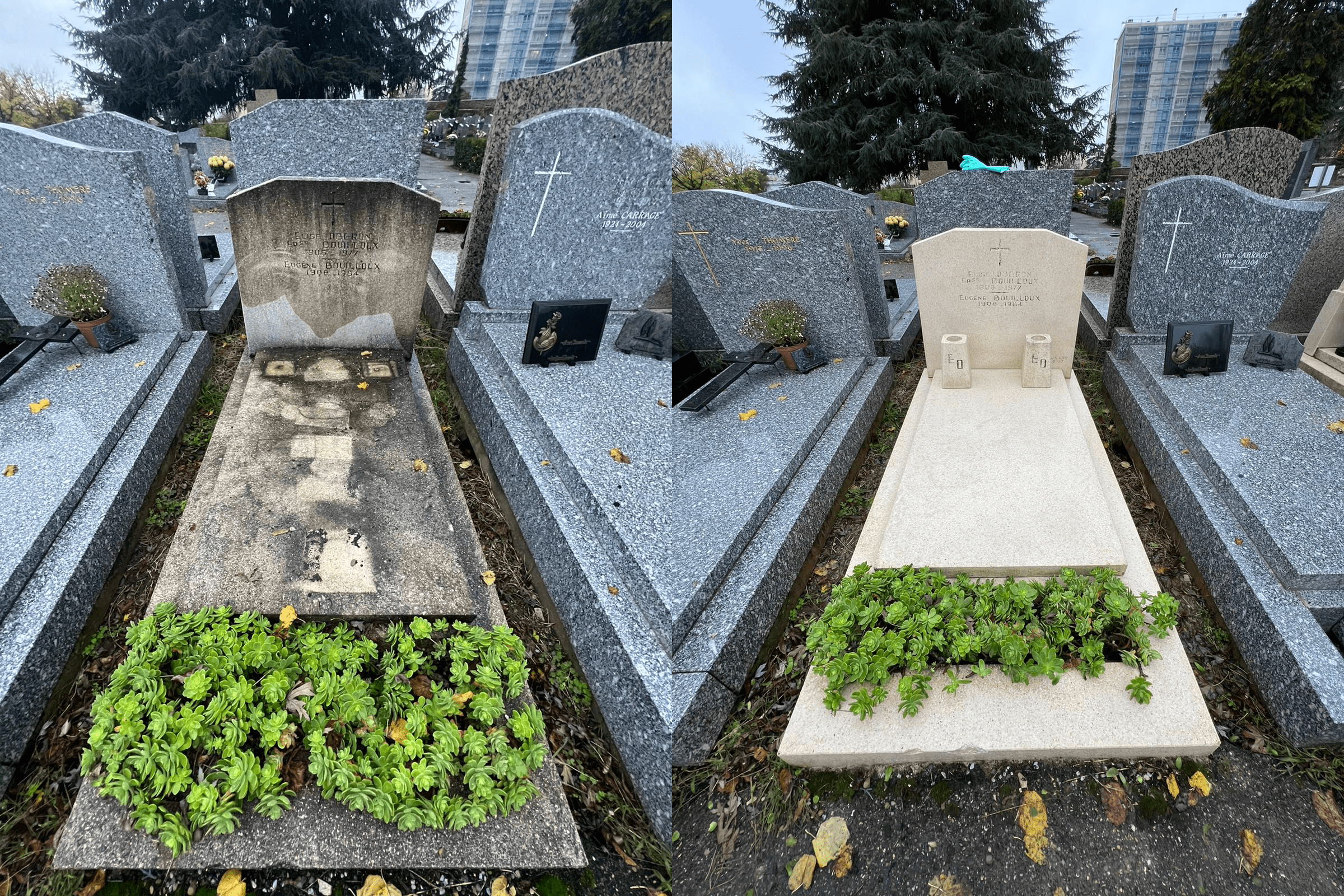 Le nettoyage et entretien du monument