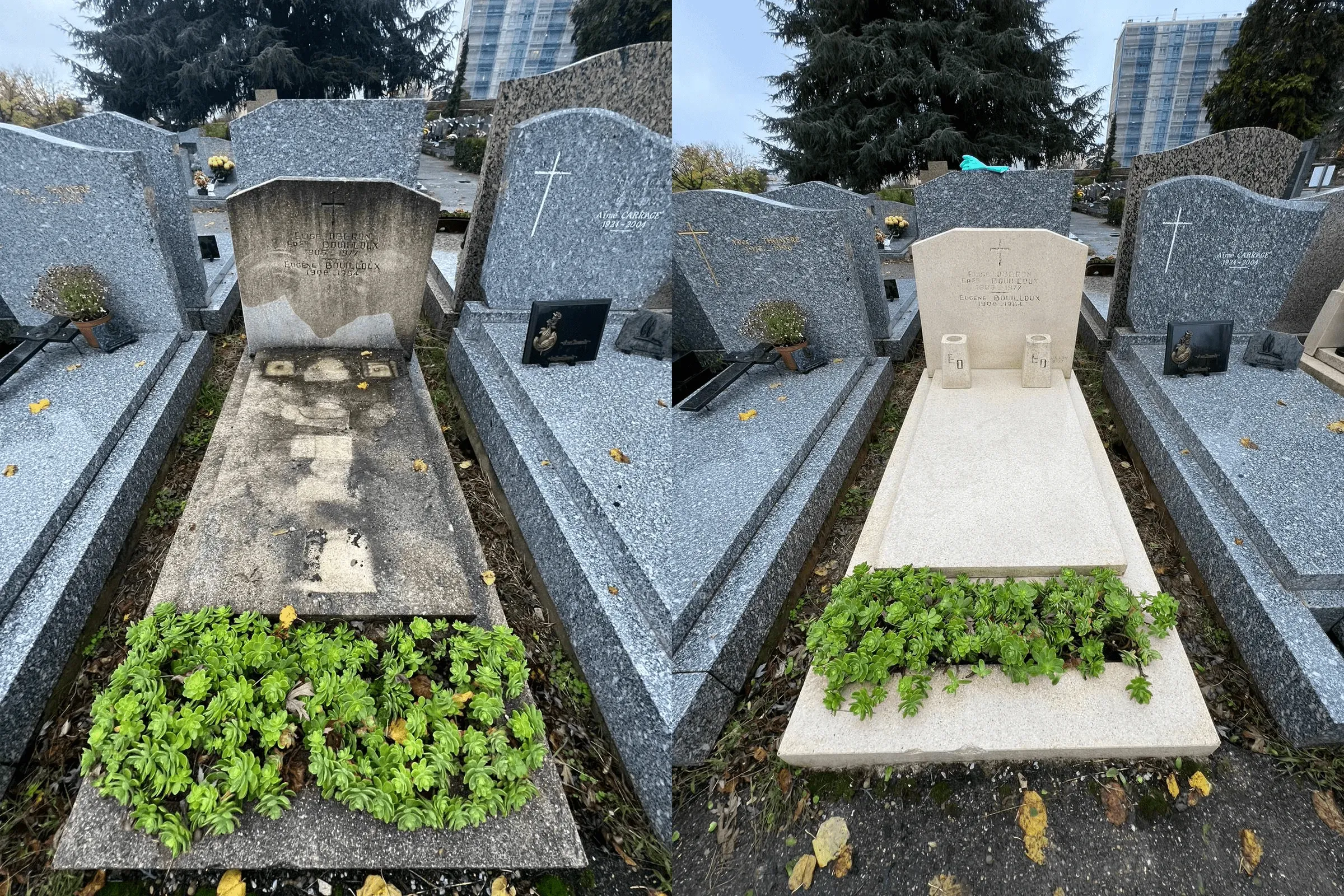 Le nettoyage et entretien du monument